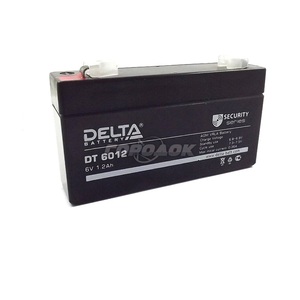 Delta DT6012  Аккумулятор 6В, 1,2Ah