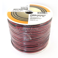 Акустический кабель  2х1,5 мм 100м  (красно-черный)  PROCONNECT