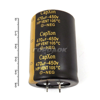Конденсатор электролитический 470/450V (105°C) <HP>35x52 Capxon