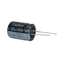 Конденсатор электролитический 100/400v   (105°C)  18*25 низкопрофильные <KW>  Capxon
