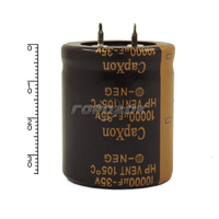 Конденсатор электролитический 10000/35V <HP>  (105°C) 30*36 (Capxon)