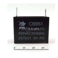 Конденсатор CBB-61 3,3 mkf - 450 VAC   (±5%) 38x20x30   JYUL