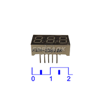 Цифровой индикатор KEM-3361BR (Red) общ анод