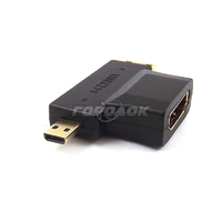 Переходник  HDMI F to Mini HDMI + Micro HDMI