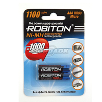 Аккумулятор ROBITON 1100MHAAA-2 BL2