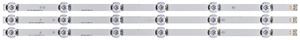 Светодиодная планка для подсветки ЖК панелей DRT 3.0 32"  (комплект 3 планки, 590 мм 6 линз) 