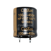 Конденсатор электролитический 100/450v (105°C) <HP> 22*25 Capxon