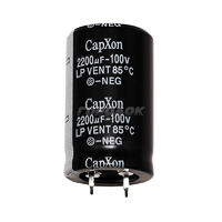 Конденсатор электролитический 2200/100v (85°C) <LP>25x41 Capxon   