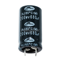 Конденсатор электролитический 680/200v (85°C) <HJ> 22*40 SAMWHA