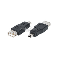 Переходник USB2.0 A(F)-mini USB B(m)