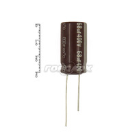 Конденсатор электролитический 68/400v (105°C) <TX> 16x32  JAMICON 