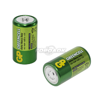 Элемент питания GP Greencell 13G/R20 SR2 (06323)