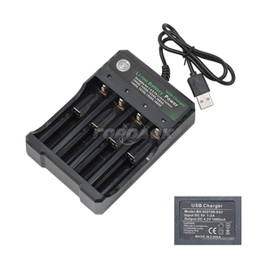 Зарядное устройство BH-042100-04U для 4-х Li-ion акб., питание USB 5В 2А (97129)