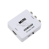 Видео конвертер HDMI2AV ( HDMI-RCA AV поддержка HD 1080P NTSC PAL) (110027)