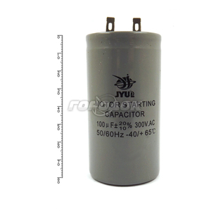 Конденсатор CD60 100/300V (±5%)  Пусковой - 50Hz. JYUL (42*80 mm)