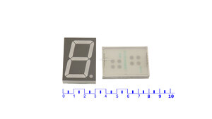 Цифровой индикатор FYS-15011 BG-21      (30,6 x 44) общ анод (Зеленый)