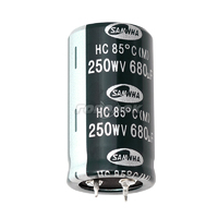 Конденсатор электролитический 680/250v  (85°C) <HC> 25*45 SAMWHA