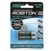 Аккумулятор Robiton RTU1050MH-2 BL2  AAA (13117)