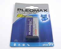 Батарейка Pleomax 6F22  BL1 (крона)