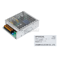 Импульсный блок питания UP50S24L (24В 50Вт 2.1A), IP20 (129x97,5x38, Union Elecom)