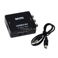 Видео конвертер HDMI2AV ( HDMI-3RCA, HD 1080P NTSC PAL)