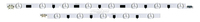 Светодиодная планка для подсветки ЖК панелей D2GE-390SCA-R3/D2GE-390SCB-R3 (800мм, 13 линз)