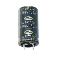 Конденсатор электролитический 180/400v  (85°C) <HC> 22*40 SAMWHA