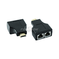 Переходник HDMI (m) - RJ45 (8P8C)
